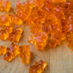 orange natural color in gummy bear confections
