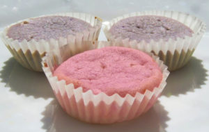 purple sweet potato in different cupcakes